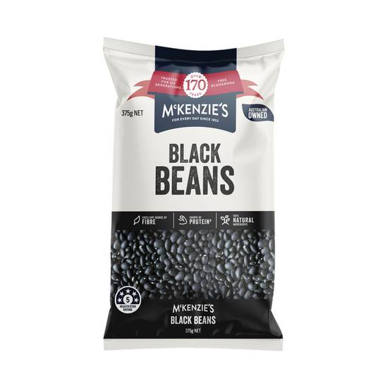 McKenzie's Dried Black Beans 375g