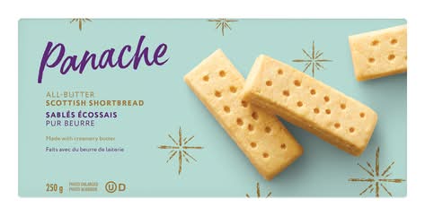 Panache Scottish Shortbread Cookies All-Butter 250 G