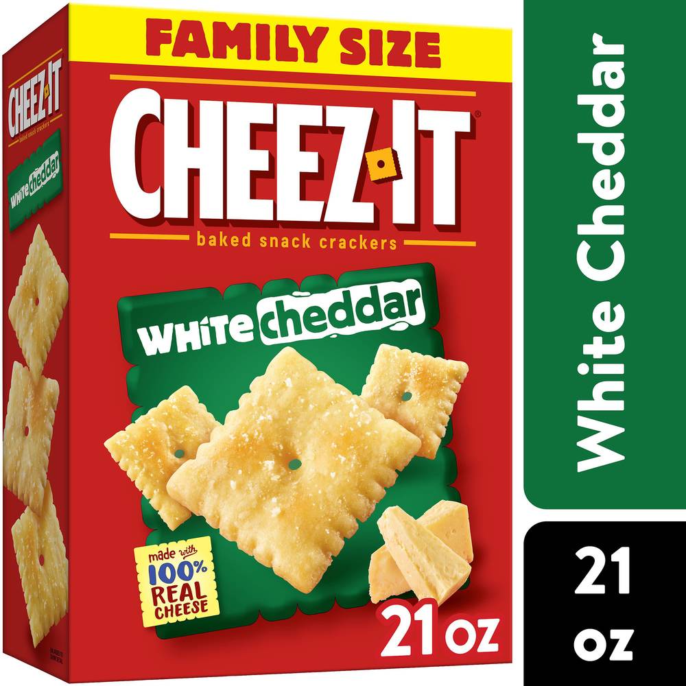 Cheez-It Family Size White Cheddar Baked Cheese Crackers (1.31 lbs)