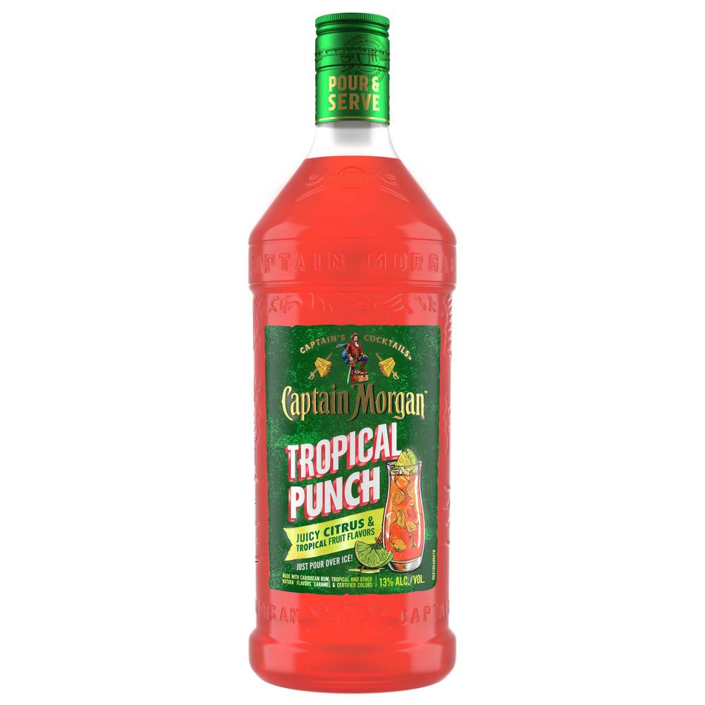 Captain Morgan Tropical Punch Citrus and Fruit Cocktail (1.8 L)