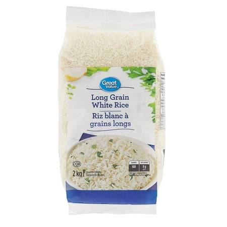 Great Value Long Grain White Rice (2 kg)