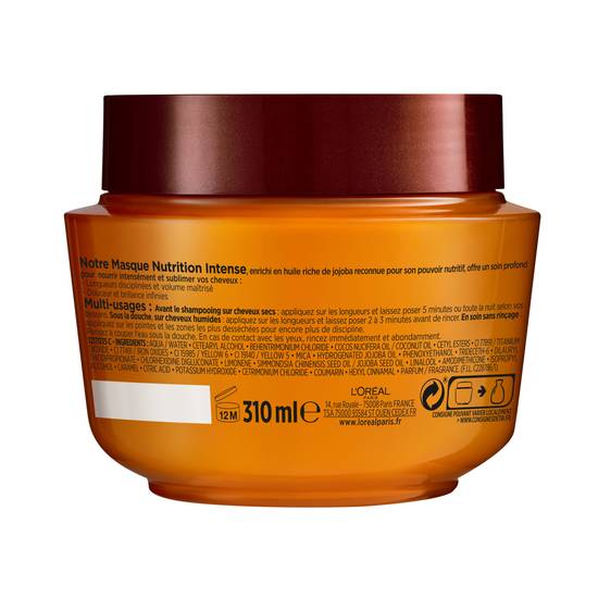 L'oréal - Paris elseve masque huile extraordinaire crème pour cheveux très secs (310 ml)
