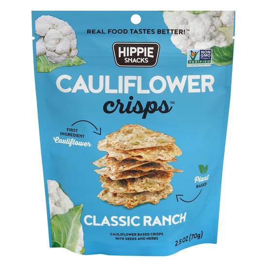 Hippie Snacks Classic Ranch Cauliflower Crisps