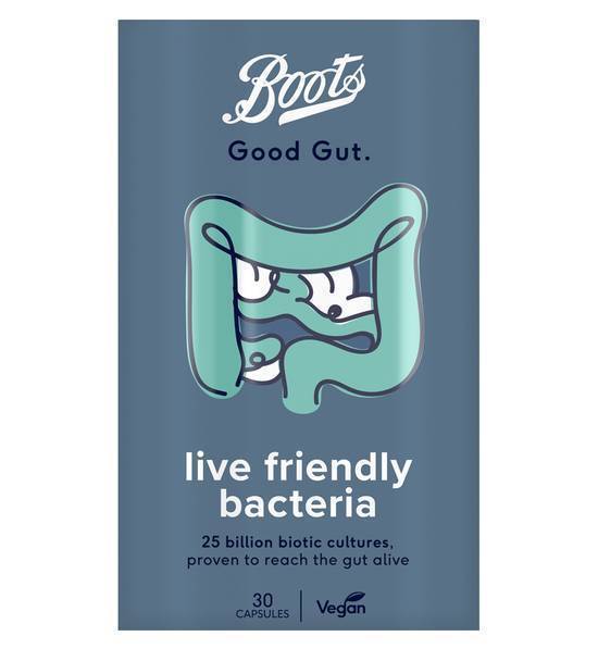 Boots Good Gut Live Friendly Bacteria Capsules