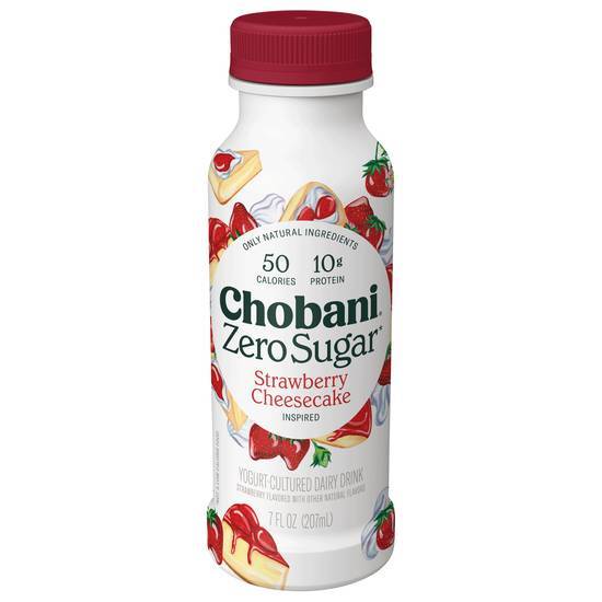 Chobani Zero Sugar Greek Yogurt Drink (strawberry-cheesecake)