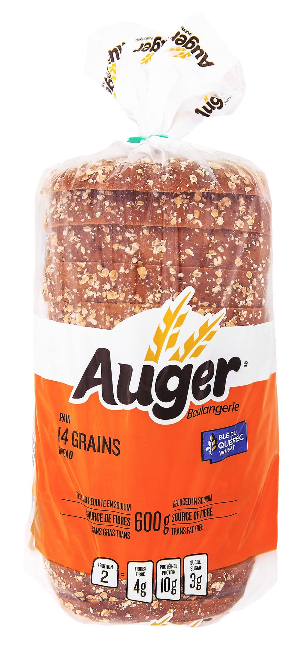 Pain 14 Grains Auger 2X600G Ecsl11 Vps / Auger 14 Grain Bread 2X600G Ecsl11 Vps