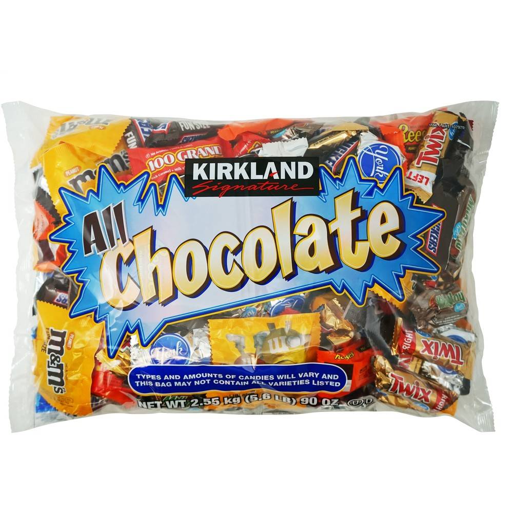 Kirkland Signature All Chocolate Candy Variety pack (5.62 lbs, 150 ct)