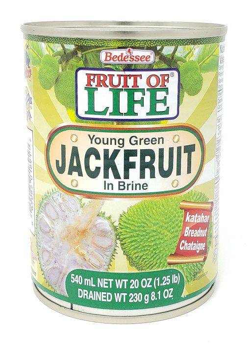 Bedessee Young Green Jackfruit in Brine (540 ml)