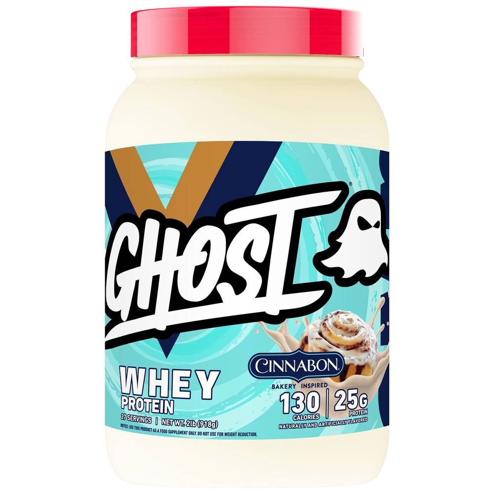 Ghost Whey Protein Powder, Cinnabon (2 lbs)