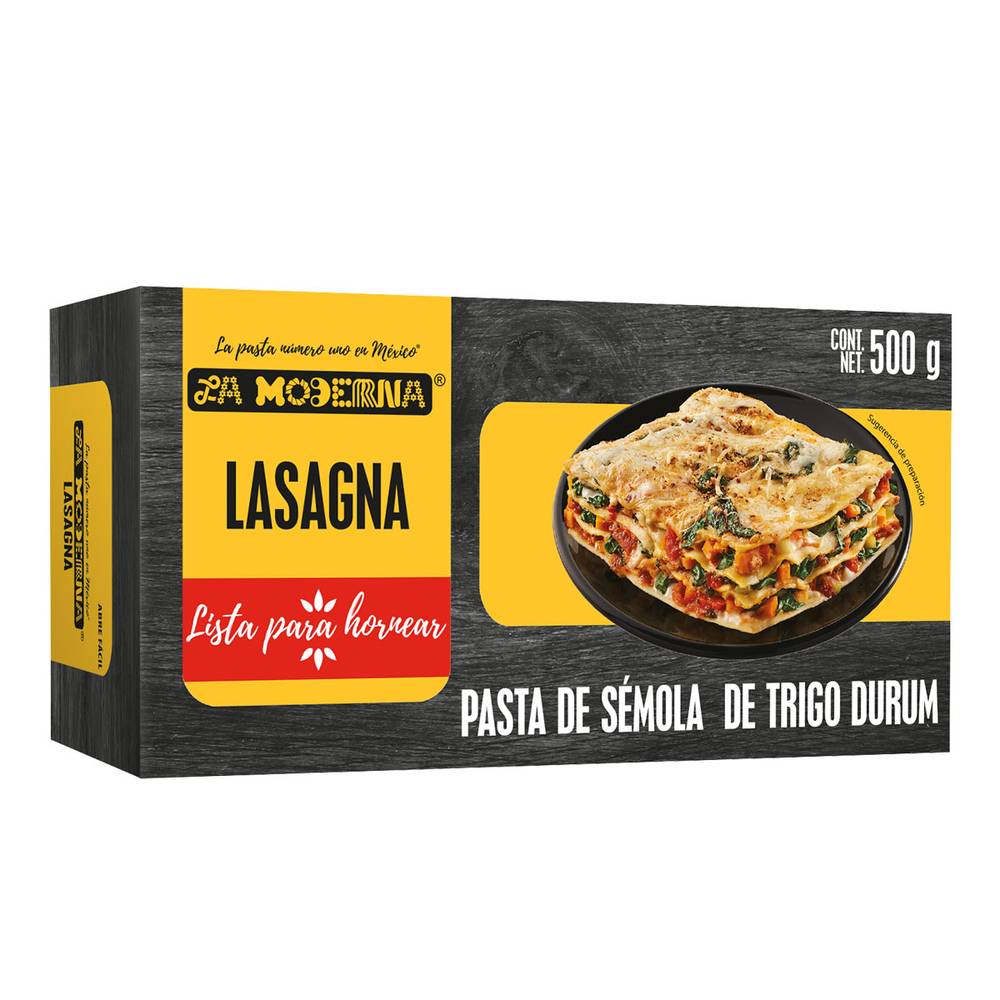 La Moderna · Lasagna lista para hornear (500 g)