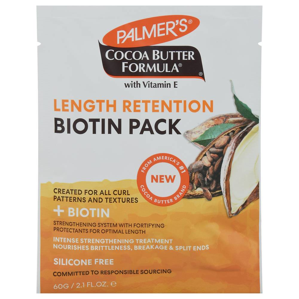 Palmer's Cocoa Butter & Biotin Conditioner pack For Hair Length Retention (2.1 fl oz)