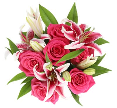 Overjoyed Boutique Fragrant Rose Bouquet - Each (Colors May Vary)