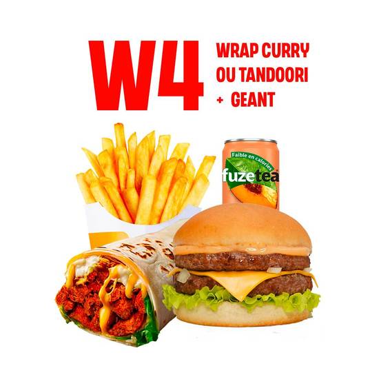 W4 - Wrap au choix + Geant