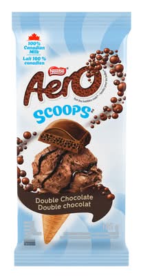 Aero barre de chocolat scoops - scoops chocolate bar (double chocolat)