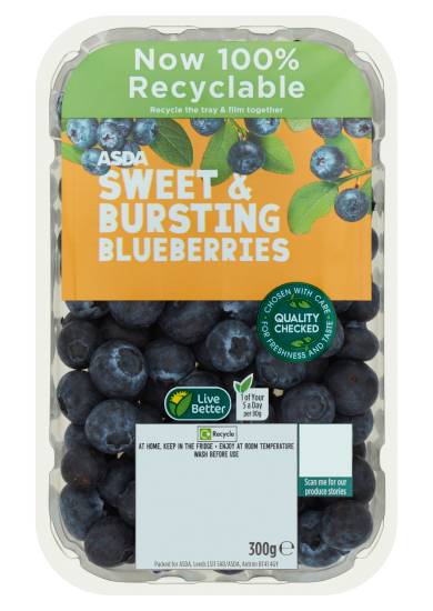 ASDA Sweet & Bursting Blueberries (300g)