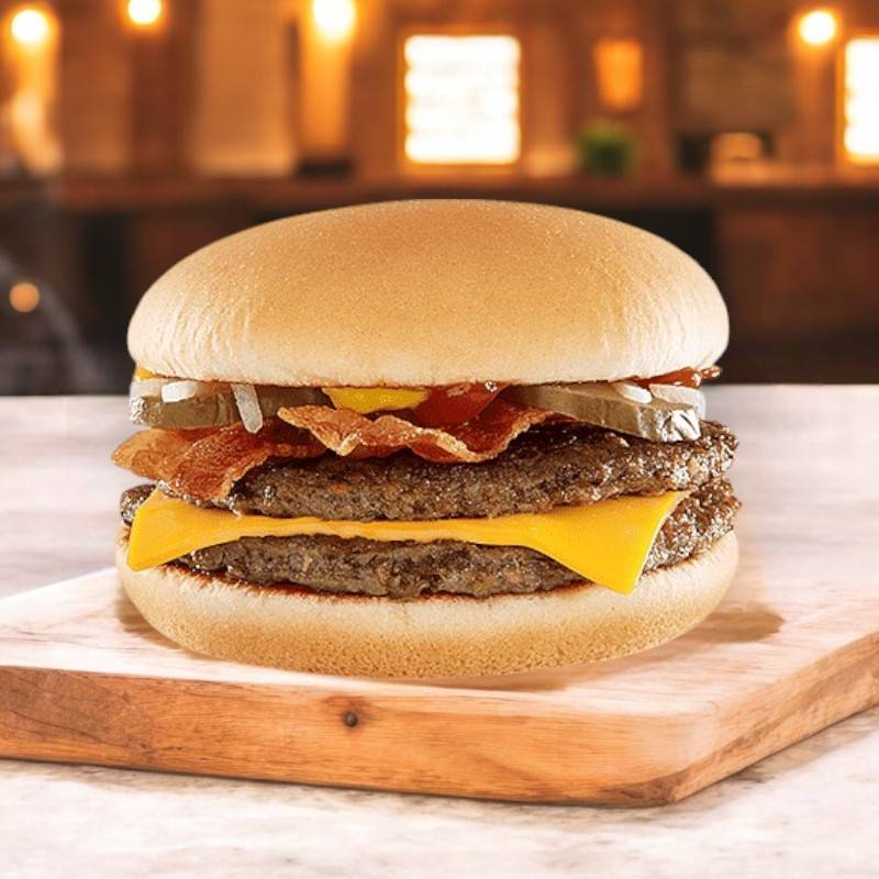 Menu Double Bacon 🍔🥓