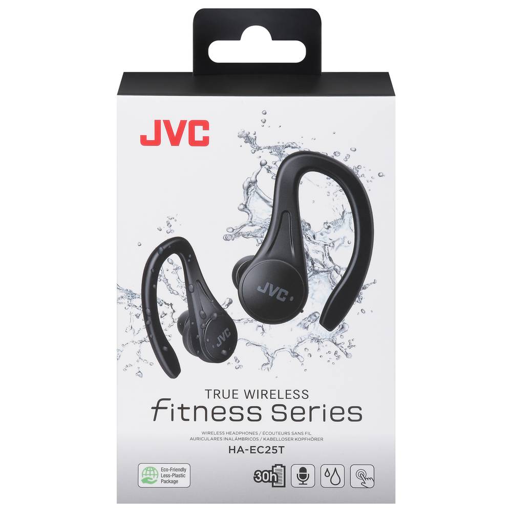 JVC Tws Sport Clip Wireless Headphones Black