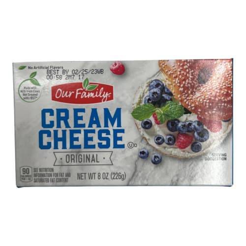 Our Family Original Cream Cheese (8 oz)