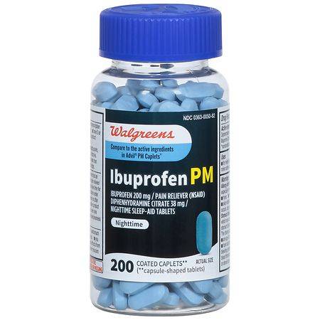 Walgreens Ibuprofen Pm Caplets