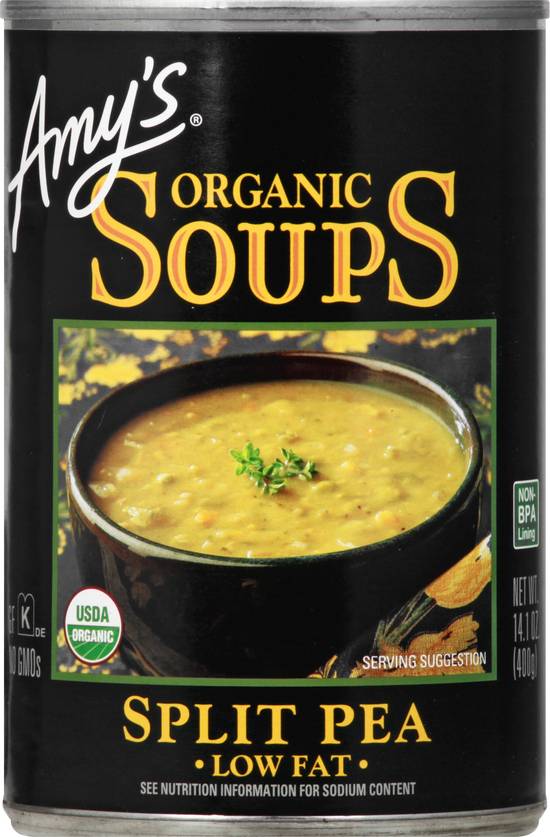 Amy's Organic Split Pea Low Fat Soups