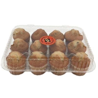 Muffin Mini Blueberry 12 Count - Each