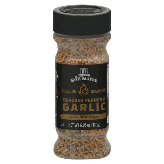Mccormick Cracked Pepper & Garlic With Sea Salt Grilling Seasoning