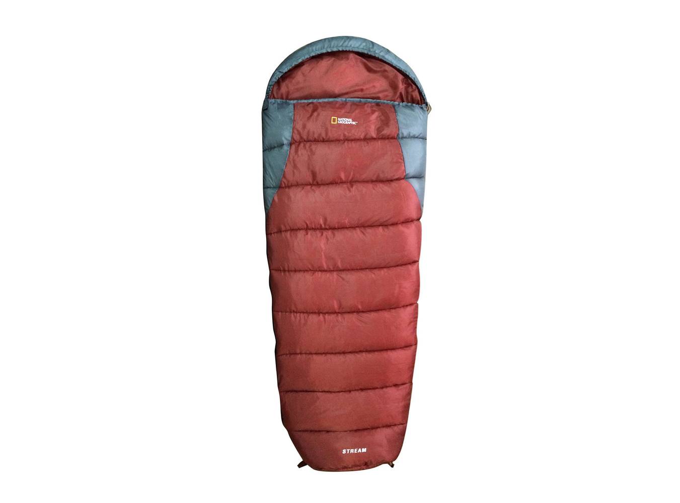 National geographic saco dormir momia 1,4 kg -3/15ºc stream rojo (1 saco dormir momia, bolso compresor)