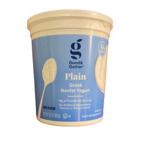 Good & Gather Greek Plain Nonfat Yogurt