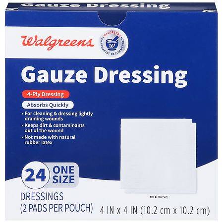 Walgreens Gauze Dressings 4x4 Inch