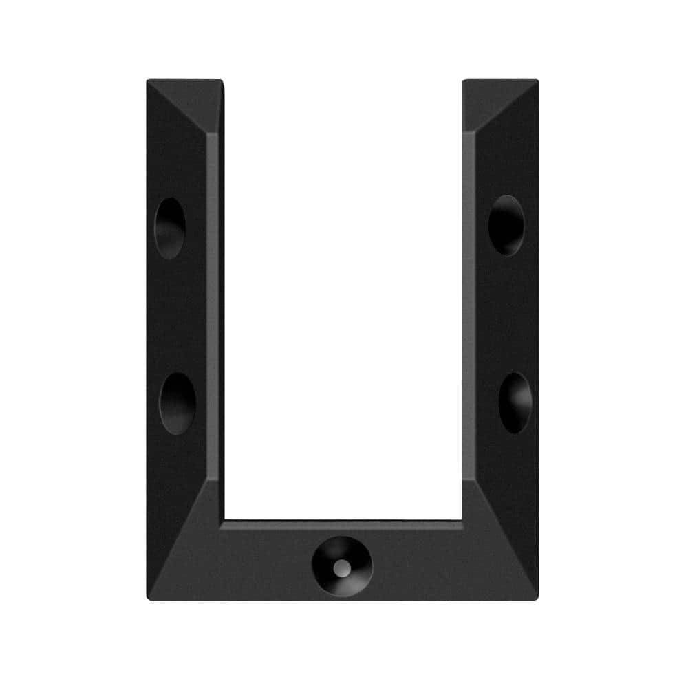 Black Rail Connector Bracket (4-Pack)