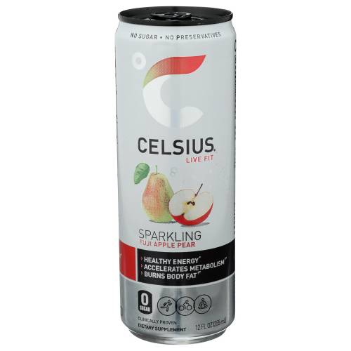Celsius Fuji Apple Pear Sparkling Energy Drink
