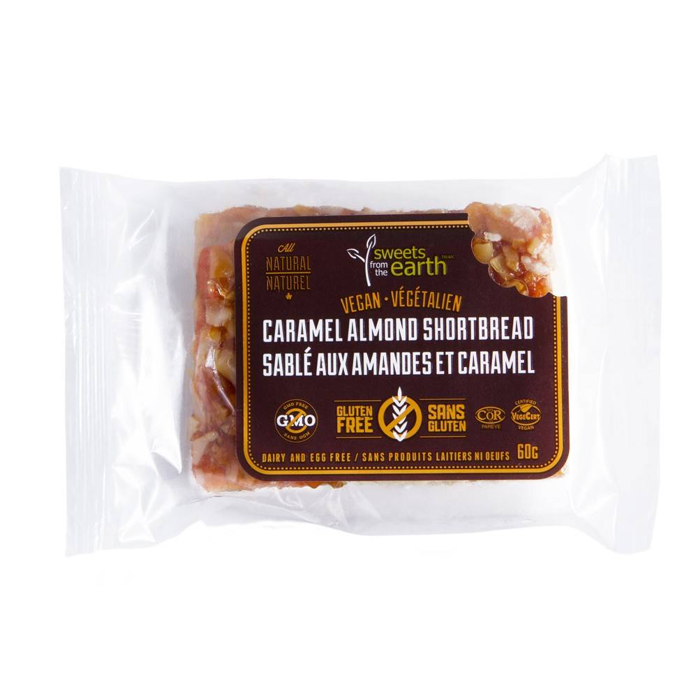 Sweets From the Earth Caramel Almond Shortbread (60 g)