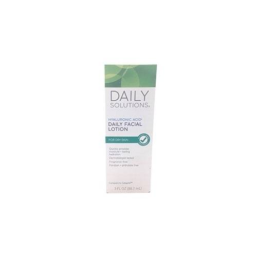 Daily Solutions Hyaluronic Acid Daily Facial Lotion For Dry Skin (3 fl oz)