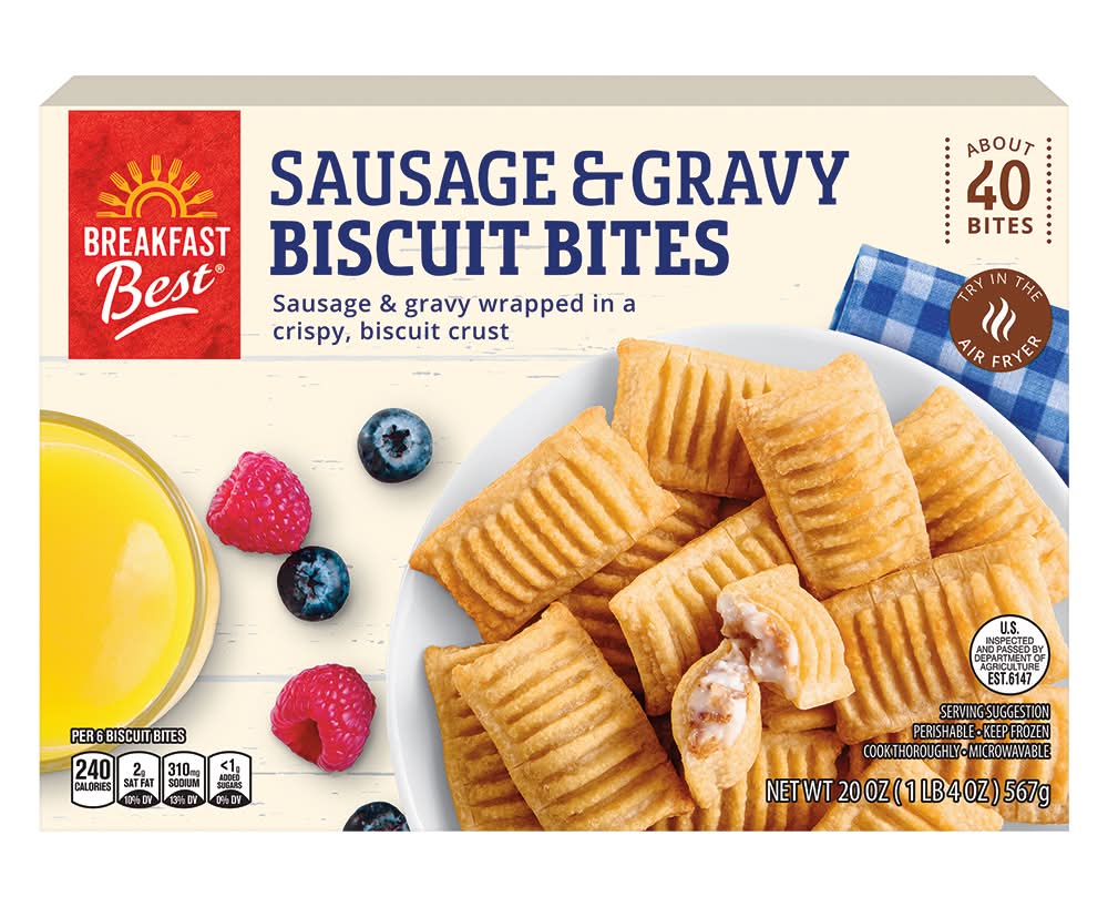 Breakfast Best Sausage Gravy Bites