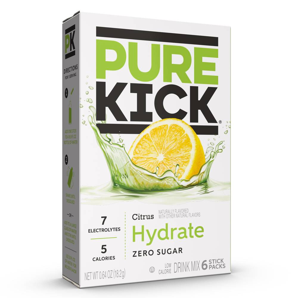 Pure Kick Citrus Drink Mix (0.64 oz, 6 ct)