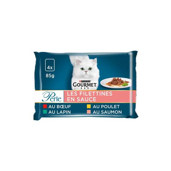 Pâtée pour chat poulet et boeuf Purina One 4x85g