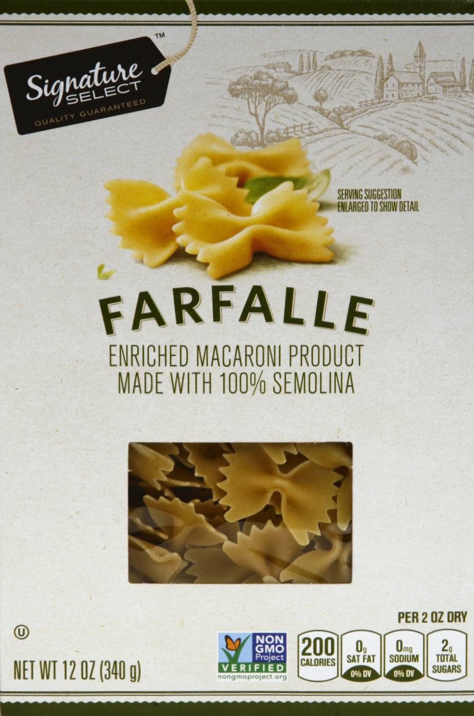 Signature Select Farfalle Pasta Made With Semolina (12 oz)