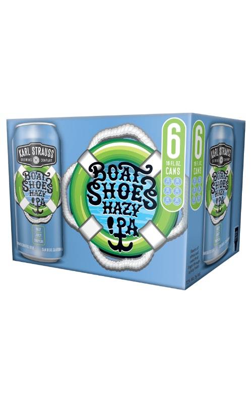 Karl Strauss Brewing Company Boat Shoes Domestic Hazy Ipa Beer (6 ct, 16 fl oz)