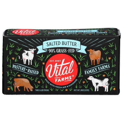 Vital Farms Grass-Fed Salted Butter