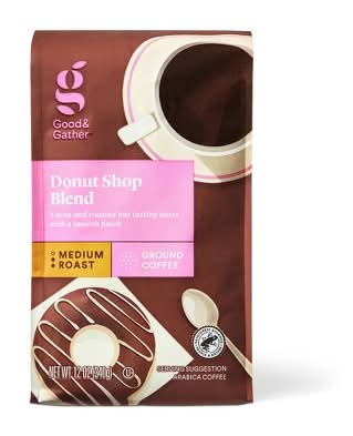 Good & Gather Donut Shop Blend Medium Roast Ground Coffee (12 oz)