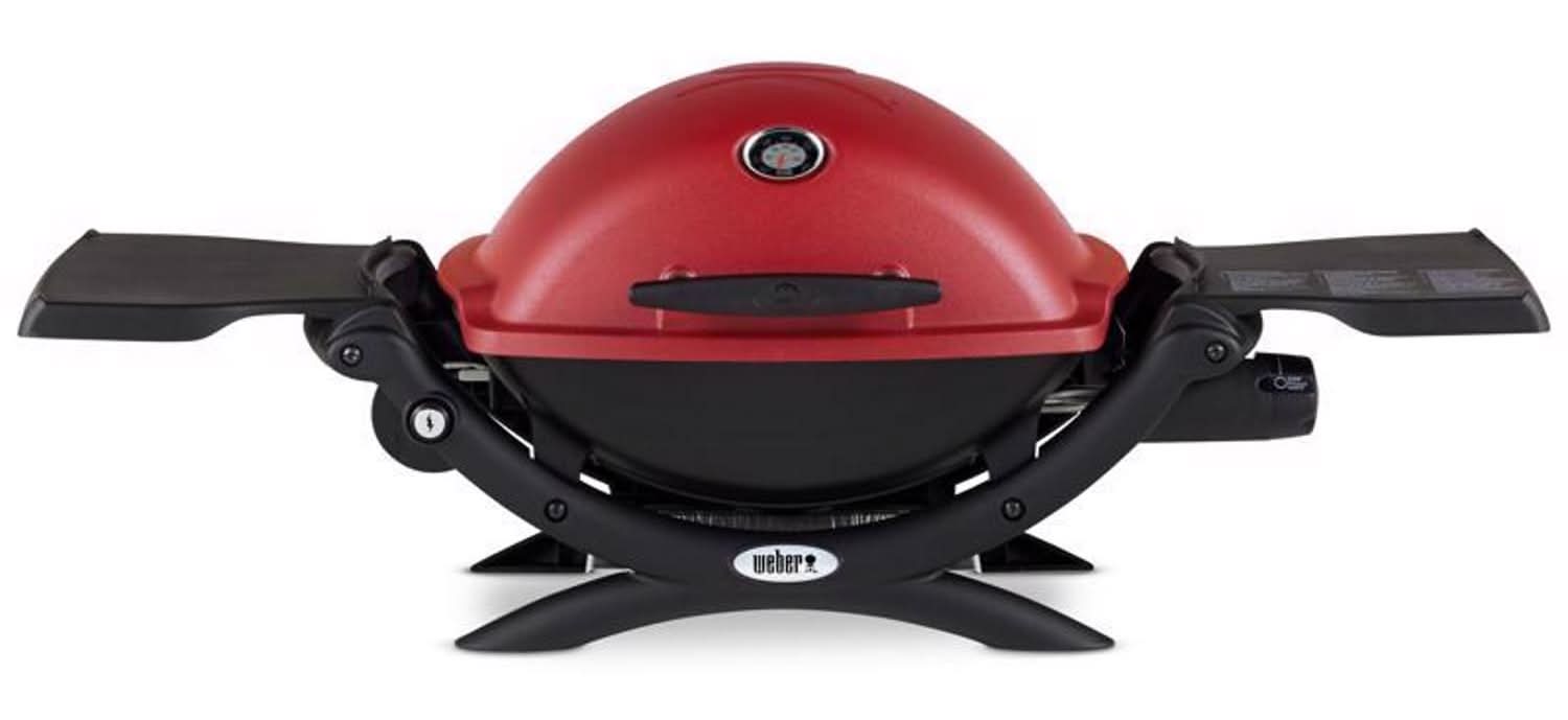 Weber Q1200 1 Burner Liquid Propane Grill Red