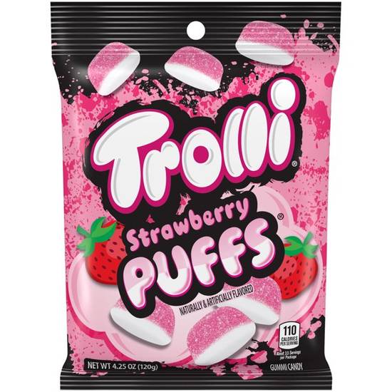 Trolli Strawberry Puffs Gummy Candy