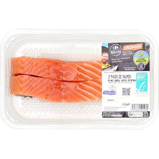 Carrefour Le Marché - Pavés de saumon