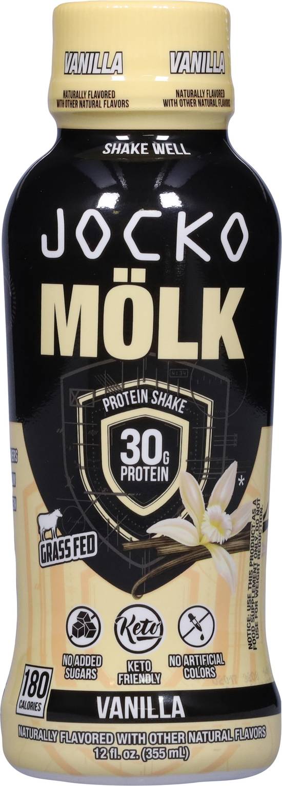 Jocko Protein Mölk Shake (12 fl oz) (vanilla)