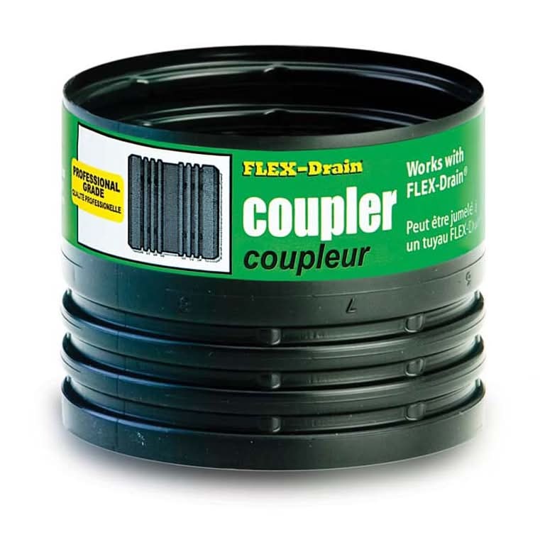 FLEX Drain by Amerimax 4-in x 4-in Corrugated Coupling Fittings