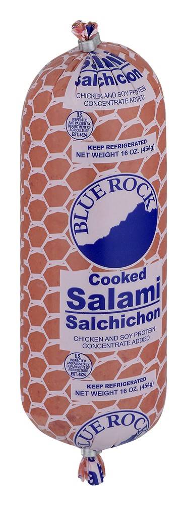 Blue Rock Cooked Salami Chicken and Soy Protein