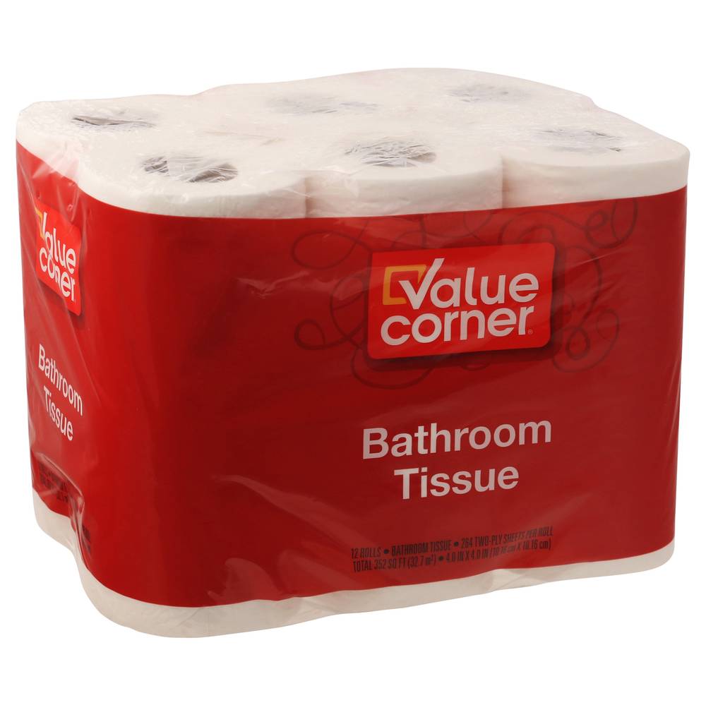 Value Corner Two-Ply Bathroom Tissue (12 ct)