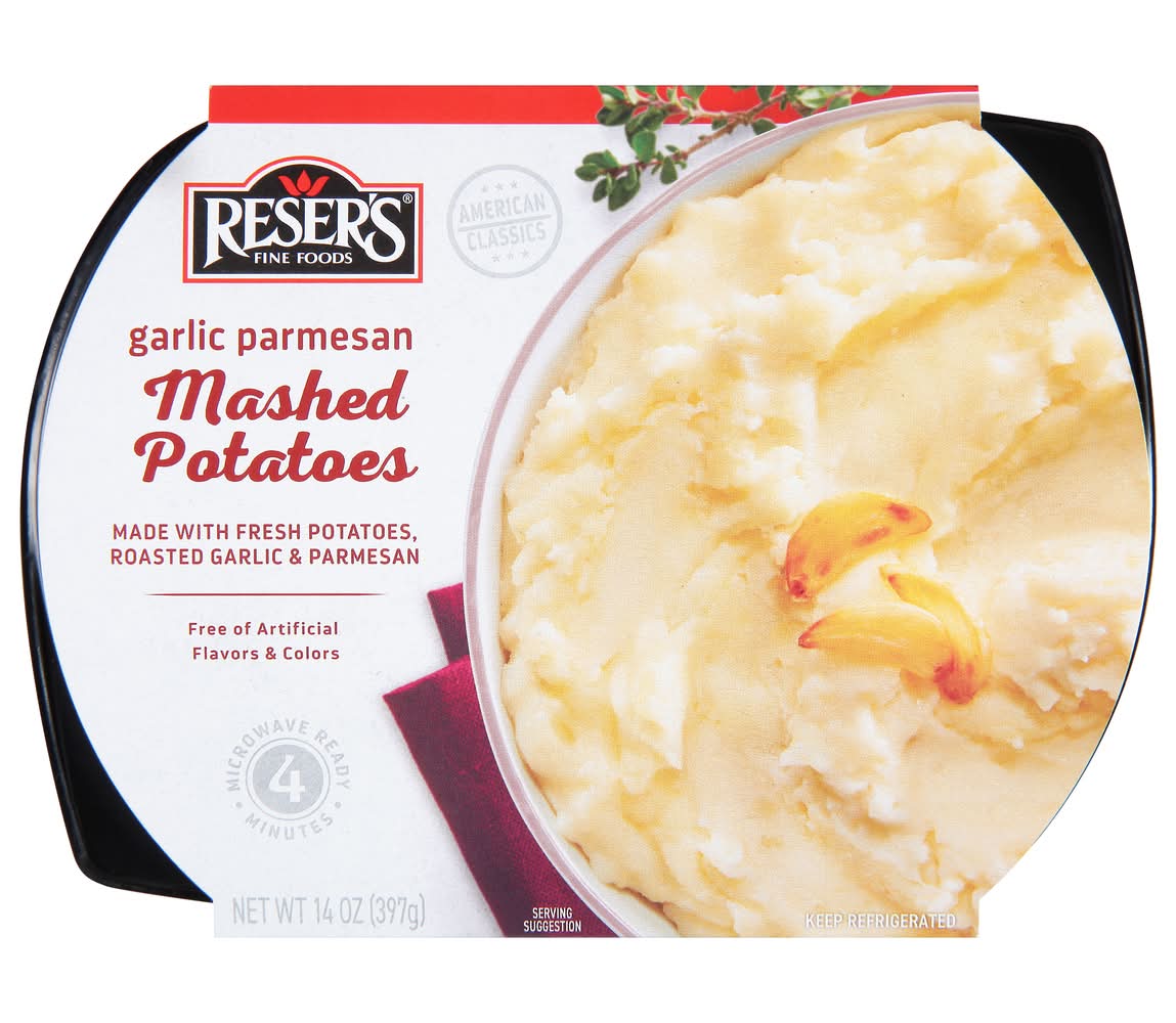Reser's Fine Foods Mashed Potatoes, Garlic Parmesan (14 oz)