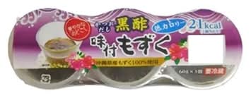 味付けもずく黒酢 60g×3