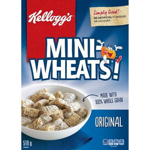 Kellogg's céréales mini-wheats original (510 g) - mini-wheats cereal original (510 g)